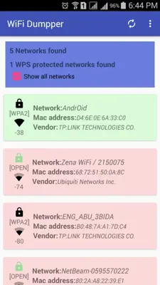 WiFi Dumpper ( WPS Connect )‏ android App screenshot 5